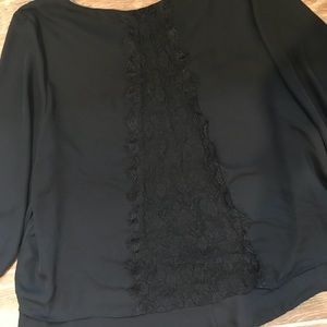 Lauren Conrad Lace Detail Blouse